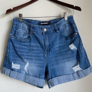 Denim shorts